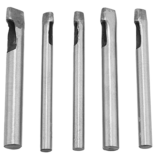 JNJOOD Lochstanzer-Set für Lederlöcher in ovaler Form 5-teiliges Lochset für Leder (4 x 6 mm, 4 x 7 mm, 4 x 8 mm, 4 x 10 mm, 4 x 12 mm) von JNJOOD