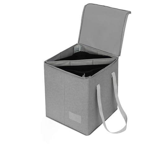 JNJOOD Organizer für Kleiderbügel, Aufbewahrungsbehälter mit staubdichtem Deckel, Kleiderbügelhalter, Organizer für Kleiderbügel JNJOOD Organizer für Kleiderbügel, Aufbewahrungsbehälter mit staubdichtem Deckel, Kleiderbügelhalter, Organizer für Kleiderbügel von JNJOOD