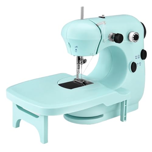 JNPGVTCD DIY Mini-Nähmaschine mit Verlängerungstisch, elektrisch, tragbar, Fußpedal, leicht, für Anfänger JNPGVTCD DIY Mini-Nähmaschine mit Verlängerungstisch, elektrisch, tragbar, Fußpedal, leicht, für Anfänger von JNPGVTCD