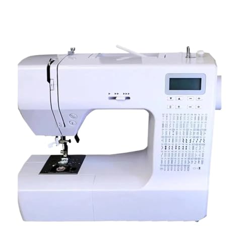 JNPGVTCD Nähmaschine, multifunktionale elektrische Haushalts-LCD-Display-Maschine, 36 W, stummgeschaltet, Dicke Knopflochstickerei für Anfänger und Heimwerker JNPGVTCD Nähmaschine, multifunktionale elektrische Haushalts-LCD-Display-Maschine, 36 W, stummgeschaltet, Dicke Knopflochstickerei für Anfänger und Heimwerker von JNPGVTCD