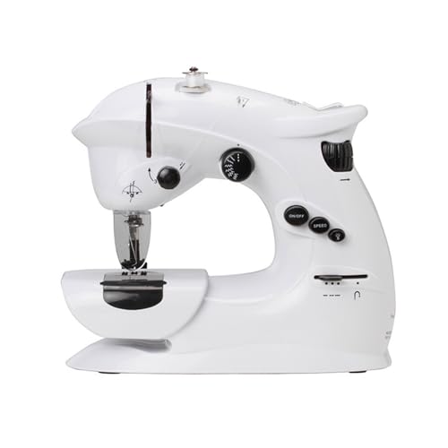 JNPGVTCD Nähmaschine Mini Handbuch Tragbarer Assistent Home Electric Desktop Multifunktions Dicker abschließbarer Knopf DIY Kleidung UFR-403(A) von JNPGVTCD