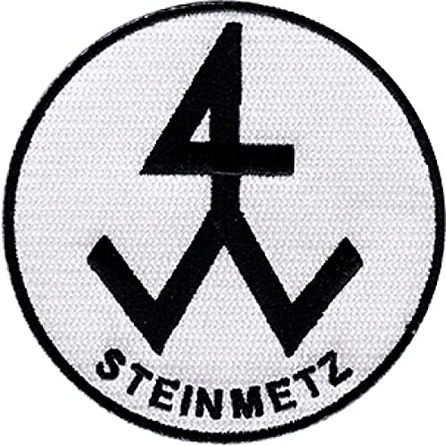 JOB Stick-Aufnäher Patch Zunft Emblem Wappen STEINMETZ Ø 8 cm schwarz/weiß JOB Stick-Aufnäher Patch Zunft Emblem Wappen STEINMETZ Ø 8 cm schwarz/weiß von JOB-Kleidung