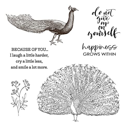 JOERBABU Clear Stamps Silikonstempel für Scrapbooking, Kartenherstellung, Prägung, Fotoalbum, dekoratives Papier, Kartenhandwerk JOERBABU Clear Stamps Silikonstempel für Scrapbooking, Kartenherstellung, Prägung, Fotoalbum, dekoratives Papier, Kartenhandwerk von JOERBABU