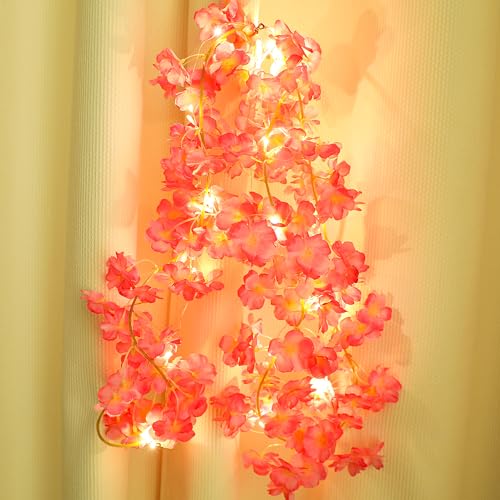 JOFONY LED Lichterkette Blumen,Rosa LED Lichterkette Kirschblüten,2M 20LEDs Lichterkette Batterie,Lichterkette Frühling Deko für Festival,Party,Valentinstag Hochzeit JOFONY LED Lichterkette Blumen,Rosa LED Lichterkette Kirschblüten,2M 20LEDs Lichterkette Batterie,Lichterkette Frühling Deko für Festival,Party,Valentinstag Hochzeit von JOFONY