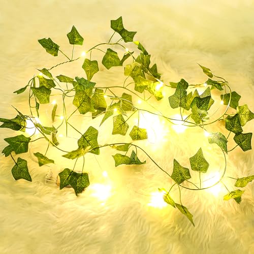 JOFONY LED Lichterkette Grüne Efeu,LED Lichterkette Künstliche Pflanze,2M 20LEDs Lichterkette Batterie,Lichterkette Frühling Deko für Festival,Party,Valentinstag Hochzeit JOFONY LED Lichterkette Grüne Efeu,LED Lichterkette Künstliche Pflanze,2M 20LEDs Lichterkette Batterie,Lichterkette Frühling Deko für Festival,Party,Valentinstag Hochzeit von JOFONY