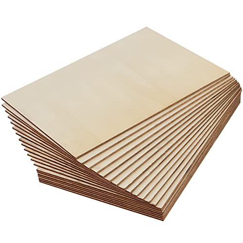 JOIKIT 20 Stück 220 x 150 x 3 mm Holzplatten, dünne Sperrholzplatten, unlackiertes Holzbrett für Holzhandwerk, Modell, Basteln, Malen, Gravieren JOIKIT 20 Stück 220 x 150 x 3 mm Holzplatten, dünne Sperrholzplatten, unlackiertes Holzbrett für Holzhandwerk, Modell, Basteln, Malen, Gravieren von JOIKIT