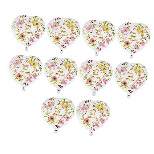 10 Stück Folienballons für Muttertag Herzballons und Wiederverwendbare Festtagsdeko für Partys und Anlässe Wie Geburtstage und Weihnachten 10 Stück Folienballons für Muttertag Herzballons und Wiederverwendbare Festtagsdeko für Partys und Anlässe Wie Geburtstage und Weihnachten von JOINPAYA