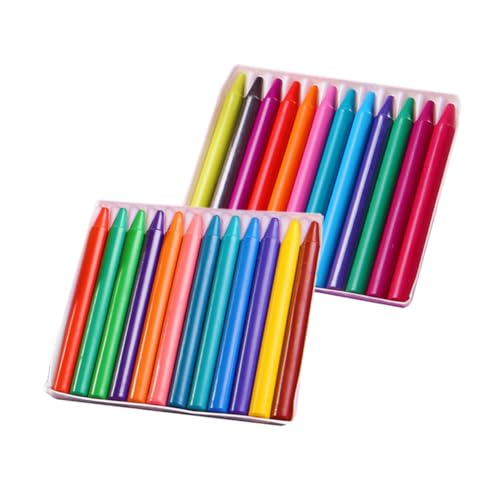 JOINPAYA 1 24 Ölmalkreide kindererziehung aufklärung art supplies colour pencils kindergeburtstag buntstifte wasservermalbar wachsmalstifte Buntstift für 24 Farbstifte von JOINPAYA