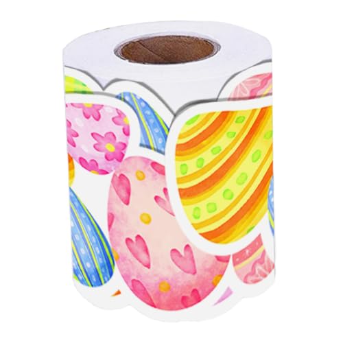 JOINPAYA 1 Rolle Osterei-Tafelaufkleber chee vricut The Craft tischhussen durchschreibepapier deko Bordüre beschneiden Festival Pinnwand Grenze Grenzpapier Selbstklebend aus weißem Kupfer von JOINPAYA