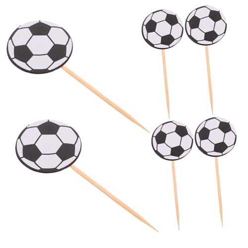 JOINPAYA 60stücke Fußball Cupcake Topper Dekoration Für Geburtstagsfeiern Essbare Tortendekoration Party Dessert Toppers Für Fußballfans Und Kindergeburtstagsfeiern JOINPAYA 60stücke Fußball Cupcake Topper Dekoration Für Geburtstagsfeiern Essbare Tortendekoration Party Dessert Toppers Für Fußballfans Und Kindergeburtstagsfeiern von JOINPAYA