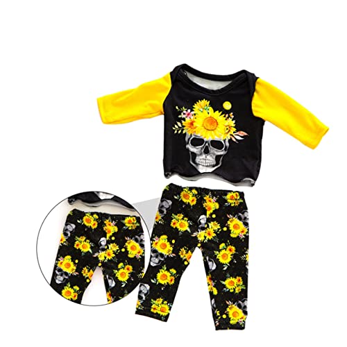 JOINPAYA 1 Satz Halloween-Puppenkleidung Puppenkleidung Set Puppen Kleidung Halloween Puppenzubehör Puppen Klamotten Babypuppenkleidung im Halloween-Stil Kleidung für Puppe Stoff Black von JOINPAYA