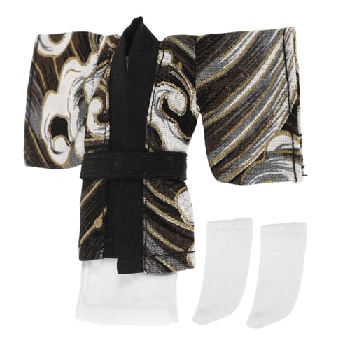 JOINPAYA 1 Satz Kimono-Set für Babykleidung Puppen Kimono Set Puppenkleidung für Kimono Kimono-Outfit Babypuppenkleidung Kleidung für Actionfiguren puppenhaus puppenkleidung Stoff von JOINPAYA
