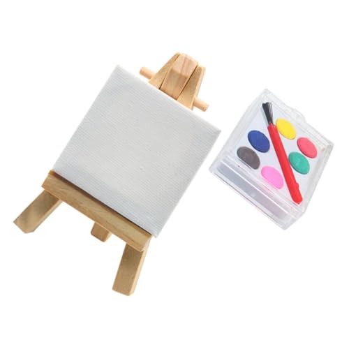 JOINPAYA 1 Satz Miniatur Staffelei Set Teiliges Miniaturmodell für Kunst und Dekoration als Tischdeko Fotorequisite und Mini Haus Zubehör JOINPAYA 1 Satz Miniatur Staffelei Set Teiliges Miniaturmodell für Kunst und Dekoration als Tischdeko Fotorequisite und Mini Haus Zubehör von JOINPAYA