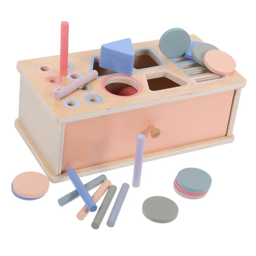 JOINPAYA 1 Satz Montessori Sortierbox aus Holz Frühe Lernspielzeuge für Kleinkinder Jahre und Formspiel Feinmotorik und Problemlösungsfähigkeiten von JOINPAYA