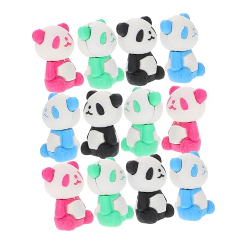 JOINPAYA 1 Satz Panda Radiergummi Cartoon-radiergummi Mini-radiergummis Für Cartoon -radiergummi Süßes Briefpapier Kindergäuer Süßes Stationäres Zufällige Farbe 16 Stück von JOINPAYA