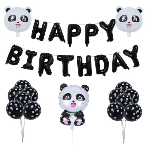 JOINPAYA 1 Satz Panda-ballon Dekorative Luftballons Dekoration Für Kindergeburtstage Ballon Zum Thema Panda Aluminium -filmballons Festlicher Ballon Geburtstagsballon Aluminiumfolie JOINPAYA 1 Satz Panda-ballon Dekorative Luftballons Dekoration Für Kindergeburtstage Ballon Zum Thema Panda Aluminium -filmballons Festlicher Ballon Geburtstagsballon Aluminiumfolie von JOINPAYA