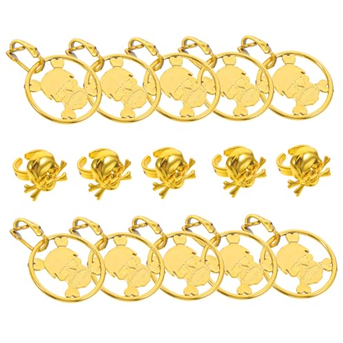 JOINPAYA 1 Satz Piratenzubehör Karnevalsringe Festivalgeschenk Schädel-ohr-dekore Dekorative Ringe Ringdekor Party -fingerringe Halloween -ohrringe Halloween-ring Ringschmuck Golden Plastik JOINPAYA 1 Satz Piratenzubehör Karnevalsringe Festivalgeschenk Schädel-ohr-dekore Dekorative Ringe Ringdekor Party -fingerringe Halloween -ohrringe Halloween-ring Ringschmuck Golden Plastik von JOINPAYA