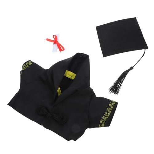 JOINPAYA 1 Satz Puppen-Abschlusskleid puppenkleidung Puppen Kleidung Puppen Accessoires Abschlusskleider DIY Puppenmode Puppenzubehör für Mädchen Kompaktes Puppen-Abschlussbärenkostüm Stoff von JOINPAYA
