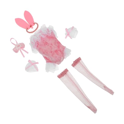 JOINPAYA 1 Satz Puppenkleidung Puppen Accessoires Kleidung Süße Puppenkleider Puppenoutfit Prinzessin-Puppe-Kostüm- Hasenkostüm für Mädchen Polyester von JOINPAYA