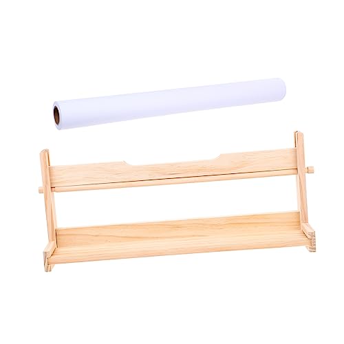 JOINPAYA 1 Satz Rolle Staffelei aus Rollpapier malen Malerei Zeichnung staffelei kinderstaffelei Malpapierhalter für DIY-Projekte Graffiti-Papierhalter Zeichenpapierständer Holz von JOINPAYA