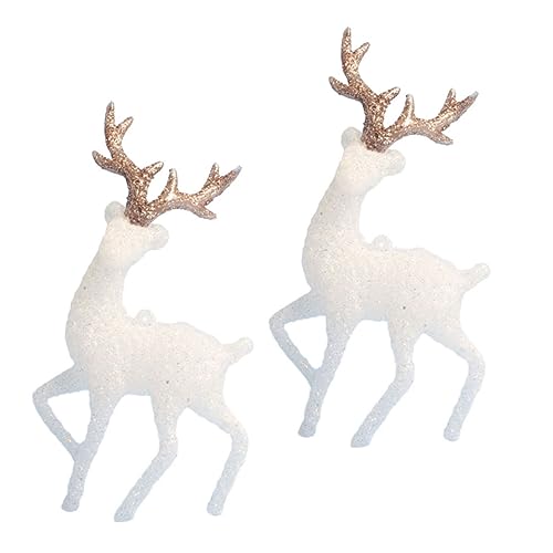 JOINPAYA 2stücke Glänzende Weihnachtsdeko Miniatur Reh Figuren Für Kuchen Dekoration Niedliche Ornamente Für Festliche Anlässe Als Weihnachts Oder Geburtstagsgeschenk JOINPAYA 2stücke Glänzende Weihnachtsdeko Miniatur Reh Figuren Für Kuchen Dekoration Niedliche Ornamente Für Festliche Anlässe Als Weihnachts Oder Geburtstagsgeschenk von JOINPAYA