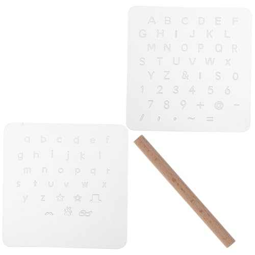 JOINPAYA 1 Satz Zahlenbuchstaben gesetzt Stempelset für Lederbuchstaben Lederstempelkit Buchstaben- und Zahlenschablonen Alphabetschablonen kleine Buchstabenschablonen Plastik von JOINPAYA
