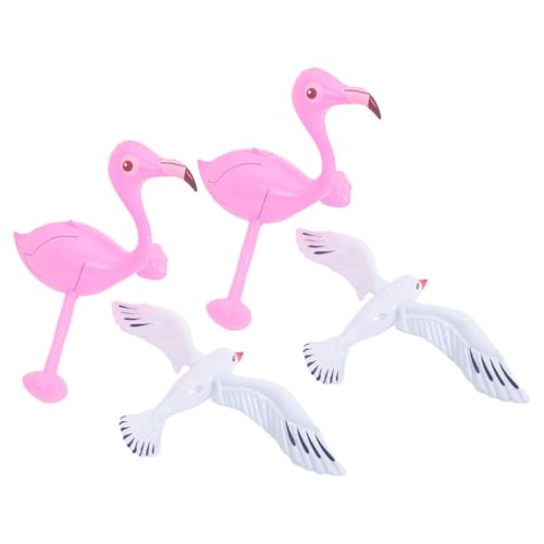 JOINPAYA Strandthema Poolspielzeug Aufblasbare Möwen-flamingo-wasserballons Für Partydekorationen 4er-pack von JOINPAYA
