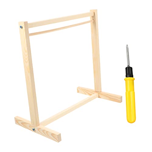 JOINPAYA 1 Stück Kleiderbügel für Puppen Kleidung Aufhänger Mädchen Zubehör für Babypuppen Puppenkleidung Rack Kleiderständer für Puppen Puppe mit Zubehör Puppenzubehör hölzern von JOINPAYA