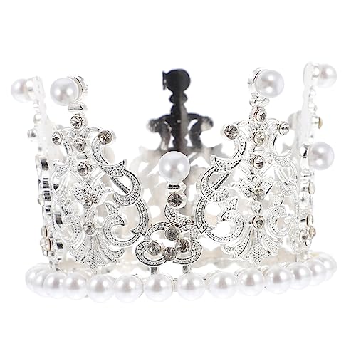 JOINPAYA 1 Stück Krone Dekoration Ornament party mitgebsel kinderparty mitgebsel Umweltfreundliche Dekoration Kuchenverzierung Krone Tortenaufsatz Legierung Silver von JOINPAYA