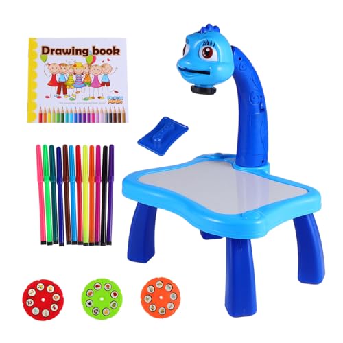 JOINPAYA 1 Stück Malbrett Aus Kunststoff Lustiges Pädagogisches Werkzeug Zeichentisch Für Entzückendes Zeichenspielzeug Schöner Malprojektor Zeichenprojektor Blue Plastik von JOINPAYA