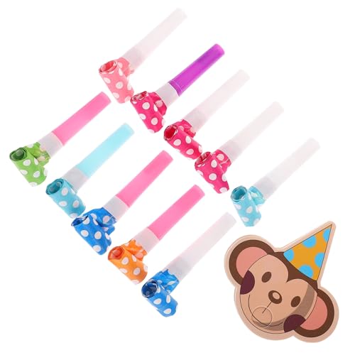 JOINPAYA 10 Sätze Pfeife volumni volummie orgie party mitgebsel party decoration toy Spielzeughupe Schlag Musikalische Party-Blowouts Krachmacher lustige Party-Blowouts Plastik von JOINPAYA