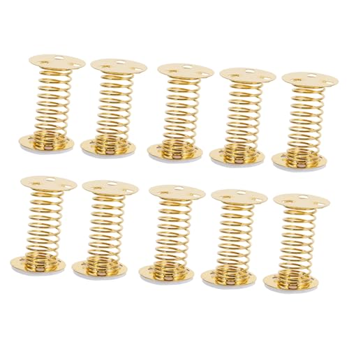 JOINPAYA 10 Stück Federsockel für DIY Puppen mit Wackelkopf Goldfarbene Federbasen für Auto Armaturenbrett Handgefertigte Dekofiguren aus Weichem Schneeflocken und Perlenlehm JOINPAYA 10 Stück Federsockel für DIY Puppen mit Wackelkopf Goldfarbene Federbasen für Auto Armaturenbrett Handgefertigte Dekofiguren aus Weichem Schneeflocken und Perlenlehm von JOINPAYA