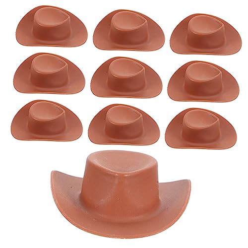 JOINPAYA 10 Stück Mini-Cowboyhut Mini-Hut Cowboy-Hut Unisex Rosa Cowboyhut für Männer Party Cowboyhüte Miniaturhüte Miniaturhut Kleiner Cowgirlhut Mini-Miniatur-Hut Hut- Plastik Braun JOINPAYA 10 Stück Mini-Cowboyhut Mini-Hut Cowboy-Hut Unisex Rosa Cowboyhut für Männer Party Cowboyhüte Miniaturhüte Miniaturhut Kleiner Cowgirlhut Mini-Miniatur-Hut Hut- Plastik Braun von JOINPAYA