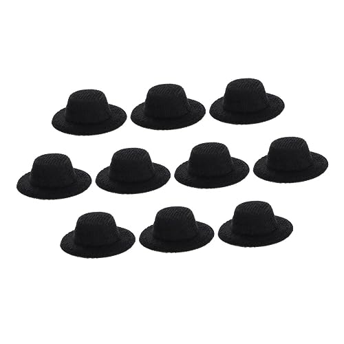 JOINPAYA 10 Stück Mini-Jazz-Hüte zum Basteln Kleiner Zylinder Mini-Geburtstagshüte Mini-Zylinder puppenkleidung doll Accessories entzückende Mini-Hüte dekorative Puppenhüte Stoff Black JOINPAYA 10 Stück Mini-Jazz-Hüte zum Basteln Kleiner Zylinder Mini-Geburtstagshüte Mini-Zylinder puppenkleidung doll Accessories entzückende Mini-Hüte dekorative Puppenhüte Stoff Black von JOINPAYA