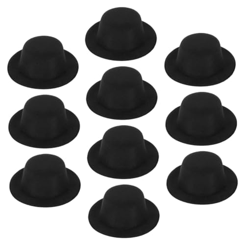 JOINPAYA 10 Stück Mini-filz-topper Puppenständer Trolle Wiedergeborene Babypuppen Realistische Babypuppe Machen Zubehör Für Babypuppen Puppe Stubenwagen Klein Gezogenes Tuch Black von JOINPAYA