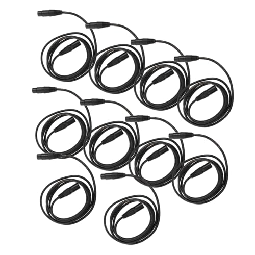JOINPAYA 10 Stück Pin Dmx Bühnenlichtkabel Xlr Signalleitung Flexibel Robust für Dj Ktv Moving Head Par Licht JOINPAYA 10 Stück Pin Dmx Bühnenlichtkabel Xlr Signalleitung Flexibel Robust für Dj Ktv Moving Head Par Licht von JOINPAYA