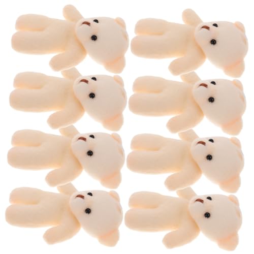 JOINPAYA 10 Stück Teddybär-Puppe Kuscheliger Plüschbär Tiere Hut Broschen Broschennadeln für Kleidung Cool Kleinkind Hut- DIY Bärenpuppe Kleidung Bär Bärendekor -Fleece Weiß JOINPAYA 10 Stück Teddybär-Puppe Kuscheliger Plüschbär Tiere Hut Broschen Broschennadeln für Kleidung Cool Kleinkind Hut- DIY Bärenpuppe Kleidung Bär Bärendekor -Fleece Weiß von JOINPAYA