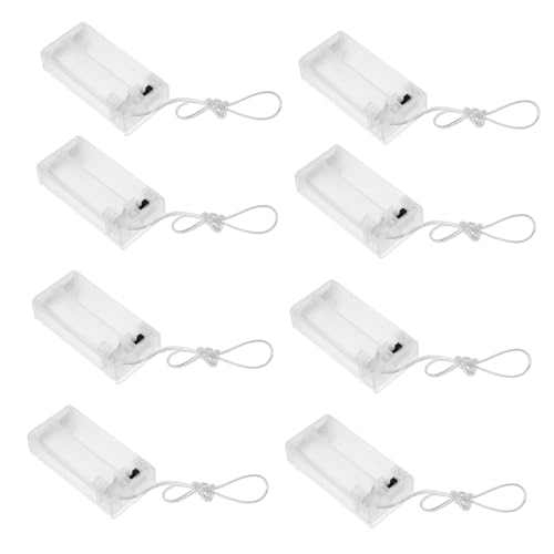 JOINPAYA 10 Stück Teiliges Transparenter Batteriehalter für Lichterketten Praktischer Kunststoff Batteriehalter mit Schalter Sicher und Tragbar für und Außenbereich für Partys und Camping JOINPAYA 10 Stück Teiliges Transparenter Batteriehalter für Lichterketten Praktischer Kunststoff Batteriehalter mit Schalter Sicher und Tragbar für und Außenbereich für Partys und Camping von JOINPAYA