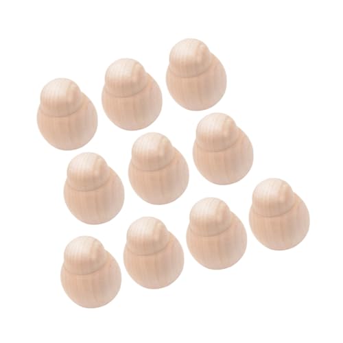 JOINPAYA 10 Stück Teiliges Unbemalte Naturholz peg puppen zum Bemalen Kreative DIY Holzfiguren für Kunsthandwerk Individuell Gestaltbare Holzpuppen für Erwachsene JOINPAYA 10 Stück Teiliges Unbemalte Naturholz peg puppen zum Bemalen Kreative DIY Holzfiguren für Kunsthandwerk Individuell Gestaltbare Holzpuppen für Erwachsene von JOINPAYA