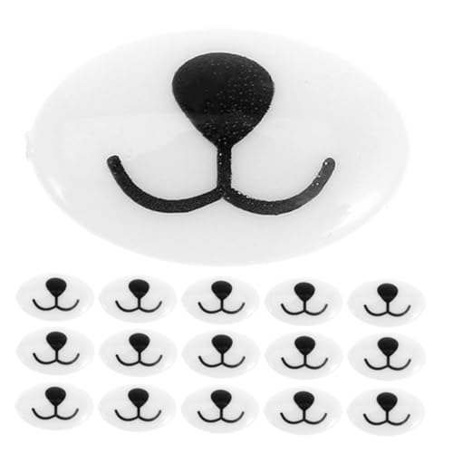 JOINPAYA 100 Stück Nase Puppen Machen Mund Tierische Nase Zubehör Für Die Puppenherstellung Schneemannnase Basteln Füllen Sie Stofftiere Mit Sicherheitsmaterialien Weiß Acryl von JOINPAYA