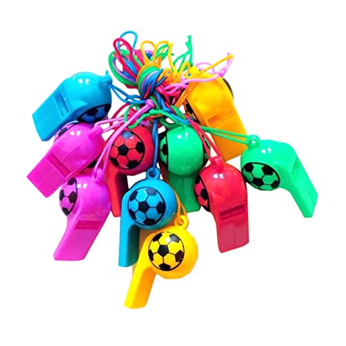 JOINPAYA 100St Fußball Pfeife volumni hühner trillerpfeife fussball Sportparty Fußballspielzeug Fußball-Partygeschenke Pfeifen mit Lanyard Gastgeschenke zum Thema Fußball Plastik JOINPAYA 100St Fußball Pfeife volumni hühner trillerpfeife fussball Sportparty Fußballspielzeug Fußball-Partygeschenke Pfeifen mit Lanyard Gastgeschenke zum Thema Fußball Plastik von JOINPAYA