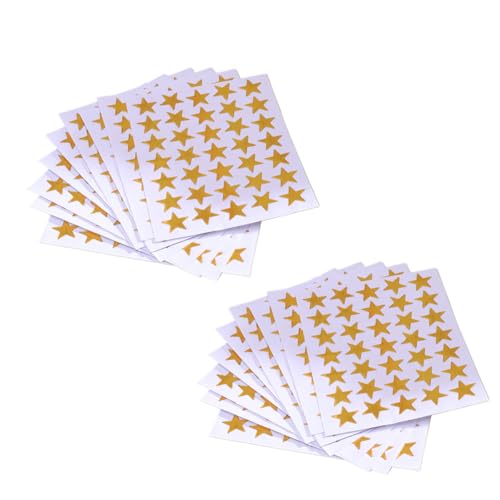 JOINPAYA 100stücke Goldene Fünfzackige Stern-Aufkleber Für Junge Mädchen Belohnungssticker Für Kindergarten Dekoration Und Scrapbooking Selbstklebende Sticker Für Kinderzimmer Und JOINPAYA 100stücke Goldene Fünfzackige Stern-Aufkleber Für Junge Mädchen Belohnungssticker Für Kindergarten Dekoration Und Scrapbooking Selbstklebende Sticker Für Kinderzimmer Und von JOINPAYA