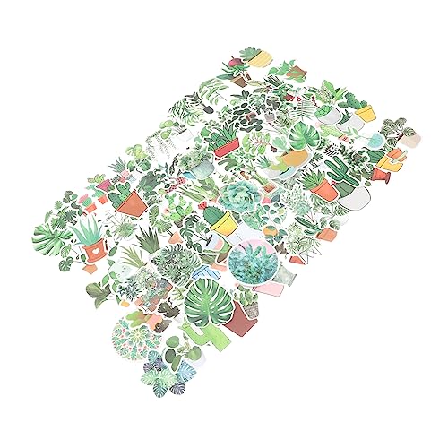 JOINPAYA 100stücke wasserdichte Pflanzen Scrapbooking Sticker Für Notizbücher Und Dekoration Dekorative Aufkleber Für Wasserflaschen Koffer Und -projekte von JOINPAYA