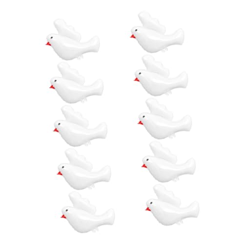 JOINPAYA 10Stücke Dekorative Luftballons für Hochzeiten und Geburtstagsfeiern Folienballons Taubenform für Partys und Festlichkeiten Party Dekoration und Veranstaltungen von JOINPAYA