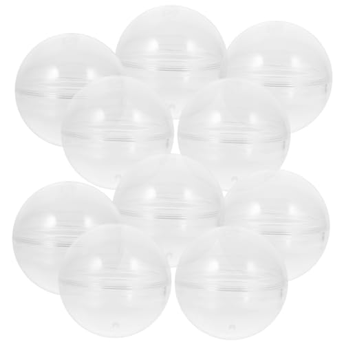 JOINPAYA 10Stücke Transparente Runde Plastikkapseln für Kreative Geschenkverpackungen Vielseitig Einsetzbar für Kaugummiautomaten und Ostereier Wiederverwendbar für Partys JOINPAYA 10Stücke Transparente Runde Plastikkapseln für Kreative Geschenkverpackungen Vielseitig Einsetzbar für Kaugummiautomaten und Ostereier Wiederverwendbar für Partys von JOINPAYA