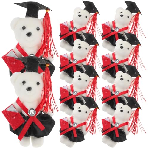 JOINPAYA Entzückende Graduierung Bär Spielzeug 10 Stücke Plüsch Kuscheltiere Mini Bär Puppen Für Partys JOINPAYA Entzückende Graduierung Bär Spielzeug 10 Stücke Plüsch Kuscheltiere Mini Bär Puppen Für Partys von JOINPAYA