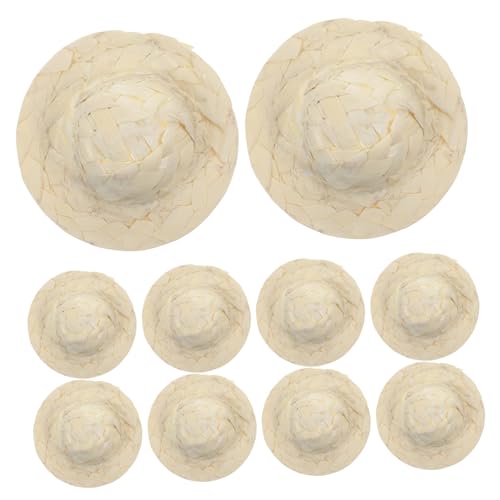 JOINPAYA 10st Puppenmütze Rosafarbener Cowgirlhut Partyhut Puppenhauszubehör Mini-cowboyhut Mini-strickmütze Mini-puppenhüte Babypuppen Ruffy-Hut Kleine Puppenhüte Mini-Zylinder Stroh JOINPAYA 10st Puppenmütze Rosafarbener Cowgirlhut Partyhut Puppenhauszubehör Mini-cowboyhut Mini-strickmütze Mini-puppenhüte Babypuppen Ruffy-Hut Kleine Puppenhüte Mini-Zylinder Stroh von JOINPAYA