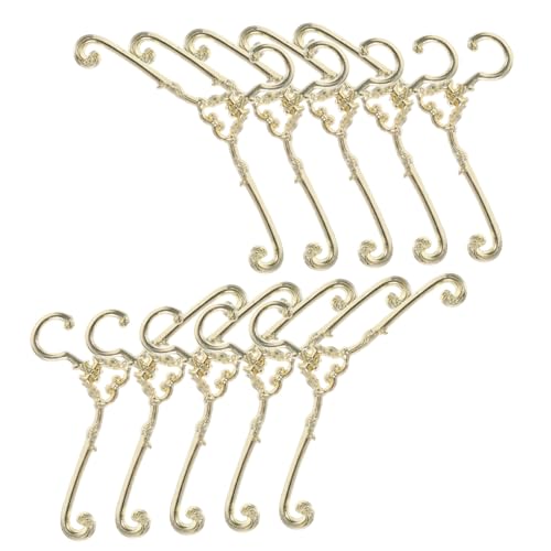 JOINPAYA 10stücke Mini Kleiderbügel Für Puppen Metall Puppenkleiderbügel Im Vintage-Design Für Puppenhaus-Kleidung Und Zubehör Langlebig Und Dekorativ JOINPAYA 10stücke Mini Kleiderbügel Für Puppen Metall Puppenkleiderbügel Im Vintage-Design Für Puppenhaus-Kleidung Und Zubehör Langlebig Und Dekorativ von JOINPAYA
