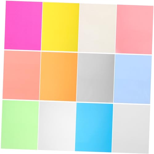 JOINPAYA 12 Blätter Schrumpfkunstpapier Schrumpffolien Papier Schrumpfbares Papier Zeichenbedarf DIY Bastelbedarf DIY Handarbeitsbedarf Handgefertigtes Material Schrumpffolie DIY von JOINPAYA