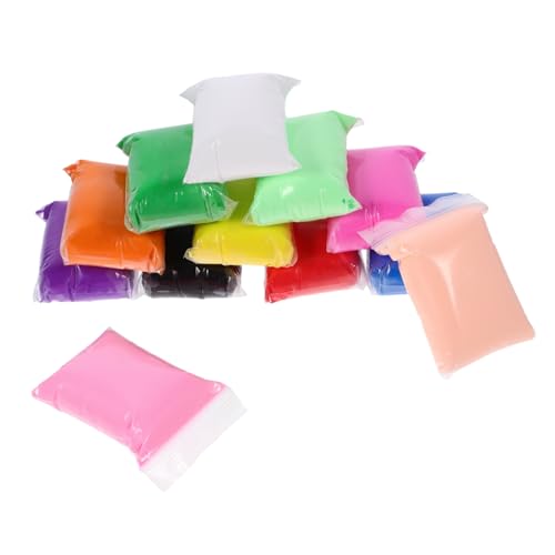 JOINPAYA 12 Packungen gefärbter Ton Bausätze farbig formbar Herstellung Hey plastilin für bastelkasten Knete Modelliermasse für Kleinkinder Bastelset aus Ton Ton-Kit Plastik Colorful von JOINPAYA